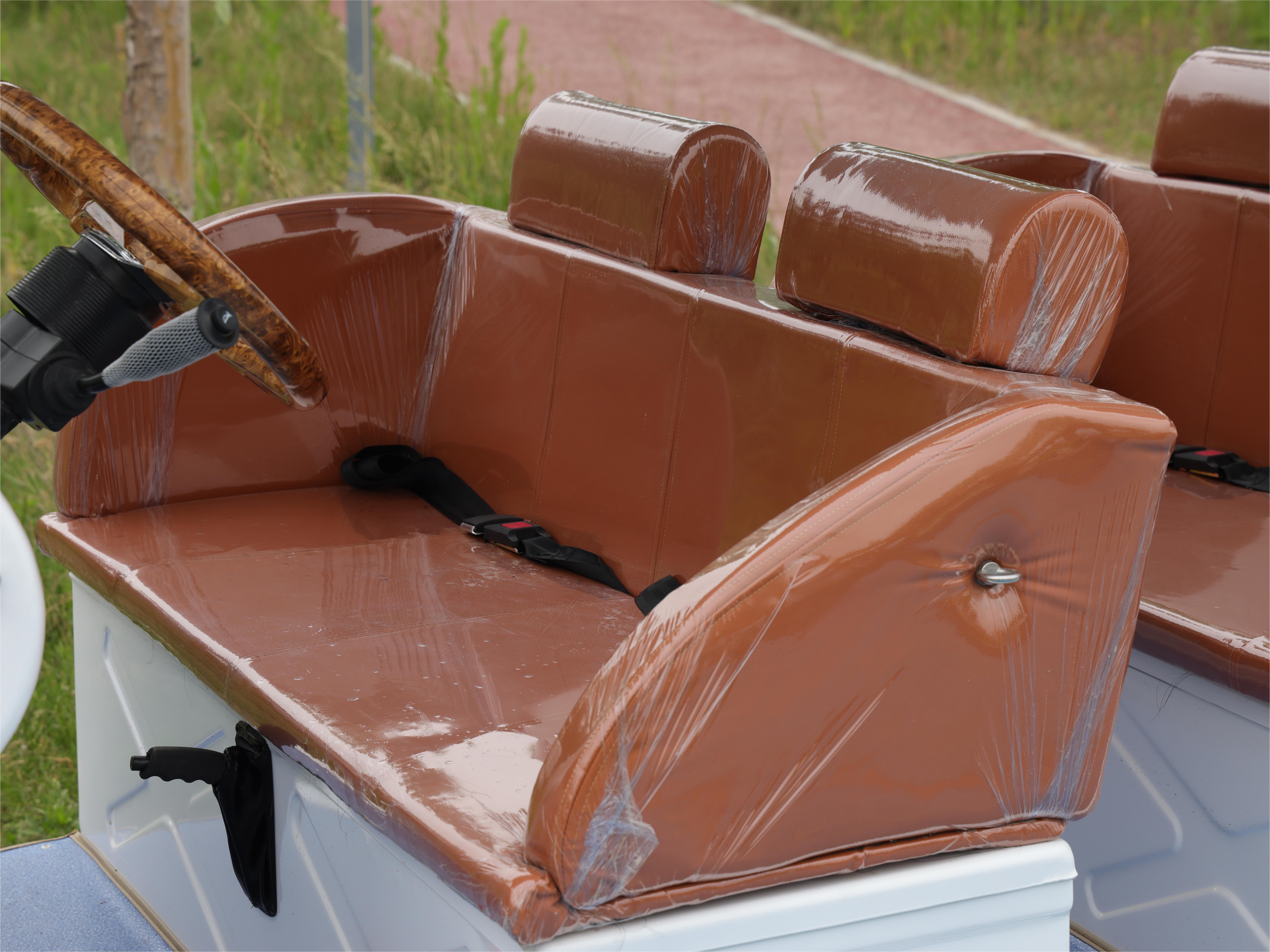 48V Vintage Golf Car 30 Mph NEV LSV с вездеходными шинами и независимой подвеской