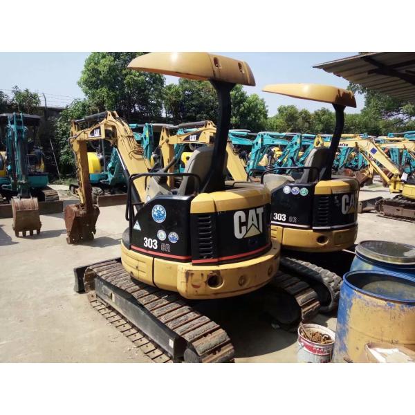 Original Color 303 CR Used CAT Excavator Energy Efficiency Used CAT Mini Excavator