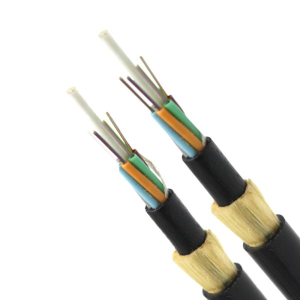 Adss Cable Factory Price Outdoor Fiber Optic Cable Double Jacket 24 Core Fibra Óptica fornecedor