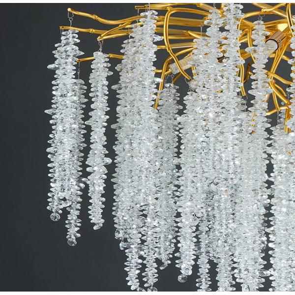 Люстры гостеприимства Кристл современной люстры лобби G9 большие энергосберегающие