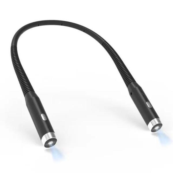 Control Mode Switch Control Led Portable Flexible Neck Hanging Charging Book Light for DIY