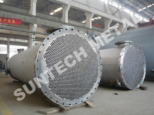 Titanium Gr.2 Cooler / Shell Tube Heat Exchanger for Paper and Pulping Industry