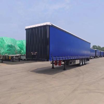 Jost E100 3 Axle 40FT Curtain Side Semi Trailer With Customization And Landing Gear