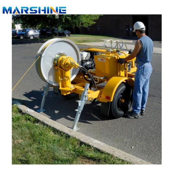 Custom Wire Spool Cable Fiber Reel Trailer 10T For Engineeing