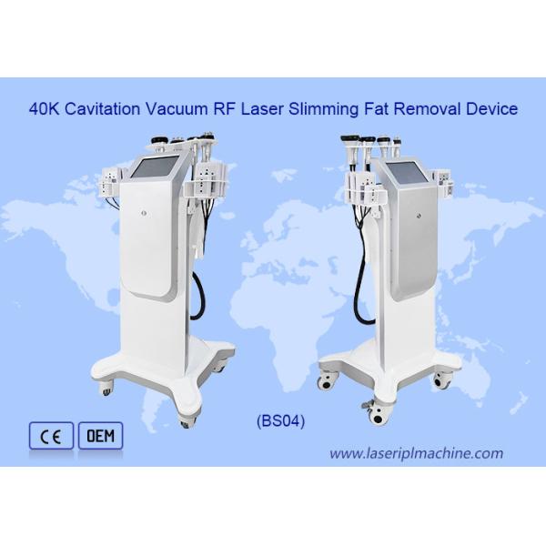 Terapia con rodillos de vacío 4 en 1 Cavitación 40k Máquina de eliminación de grasa
