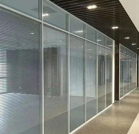 Home Office Indoor Glass Partition Panels , Interior Glass Partitions Residential