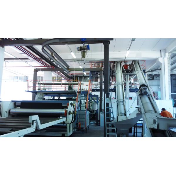 High Efficiency Plastic Sheet Extrusion Line PE Sheet Making Machine