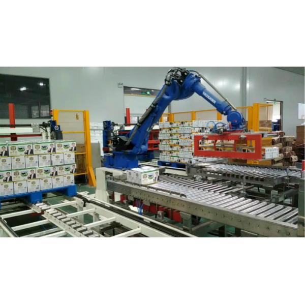 Less Human Power Robotic Packaging Machinery Food Fruit / Vegetable Industry Applied
