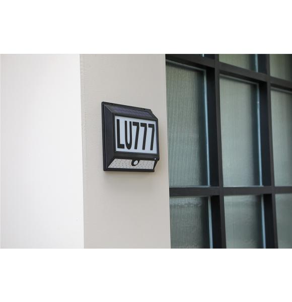 Luz de sensor solar personalizável com distância de detecção de 5-8m e material ABS PS resistente