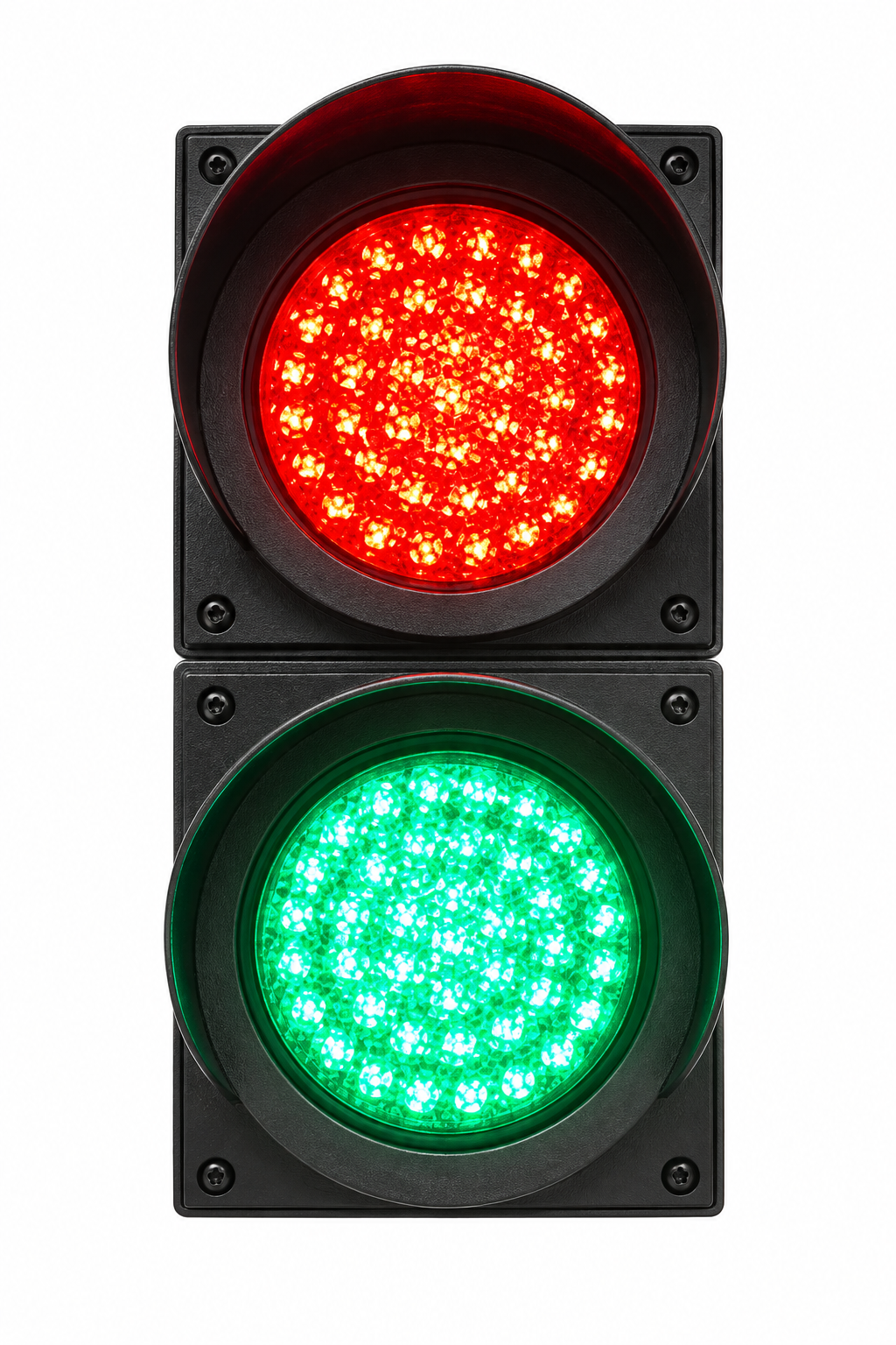 JD112F-C 100mm Red Green LED Traffic Light