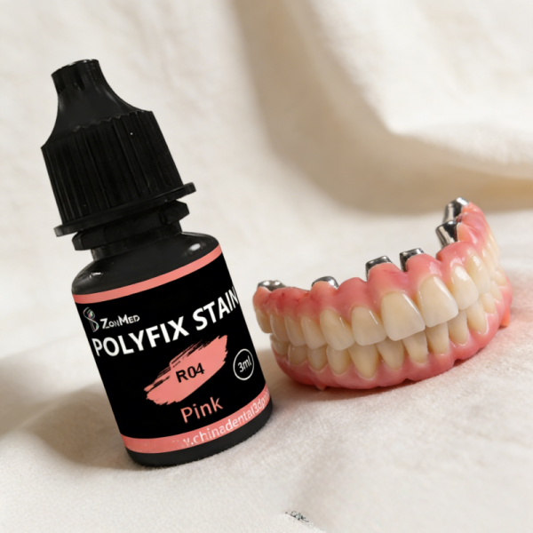 20 Pieces PolyFix Stain Dental Resin Stains Providing High Precision Colouring of Resin Products for Dental Applications