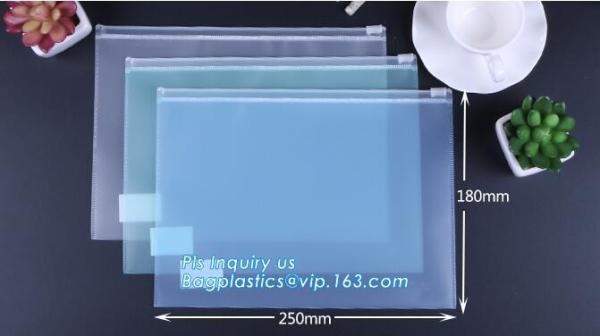 waterproof vinyl clear plastic zipper garment bag, clear vinyl a3 / a4 / a5 plastic pvc mesh zipper bag, Personal Care P