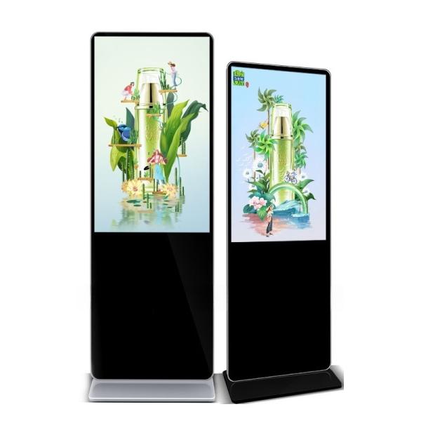 Monitoreo de pantalla táctil de 55 pulgadas de información interactiva con pantalla táctil múltiple, quiosco publicitario (Win10 o Android OS)