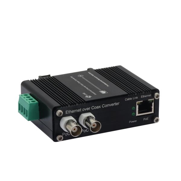 Extensor industrial Ethernet sobre coaxial 1Ch DIN-Rail 10/100Base-TX