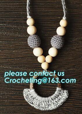 Teething necklace Baby Shower Girl, Baby Flower Bracelet, Mommy Charm Bracelet, Wooden Toddler Toy