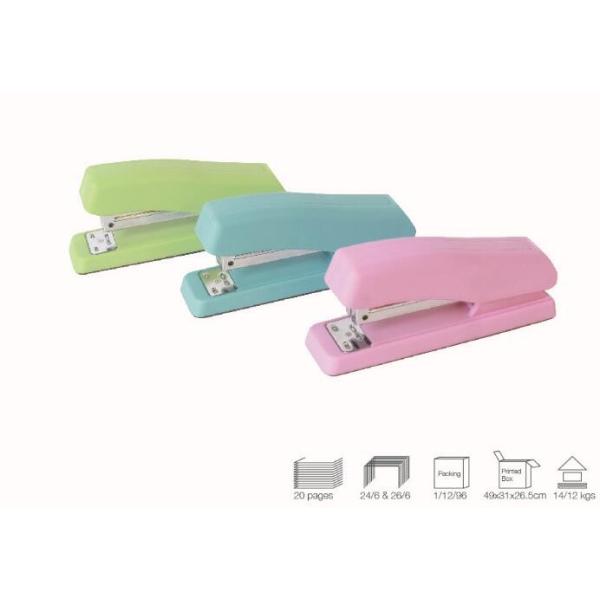 Factory Sale For 24/6 26/6 Staples Metal And Plastic Black Office Stapler