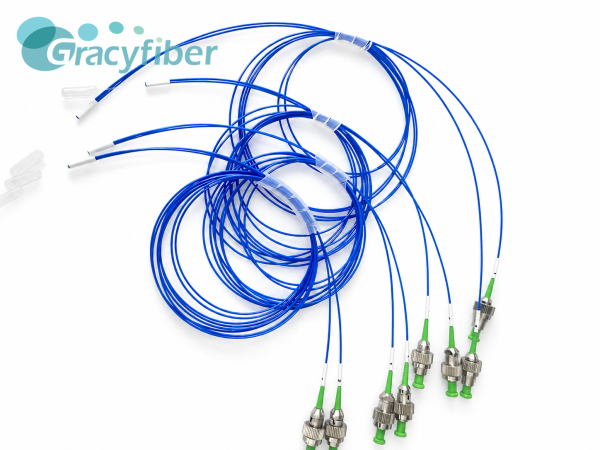 16CH PM Fiber Array | 127μm Pitch, 0° Flat Quartz Block | PM1550 Fiber, Slow Axis to Key | High ER 25dB PMFA | Gracyfiber