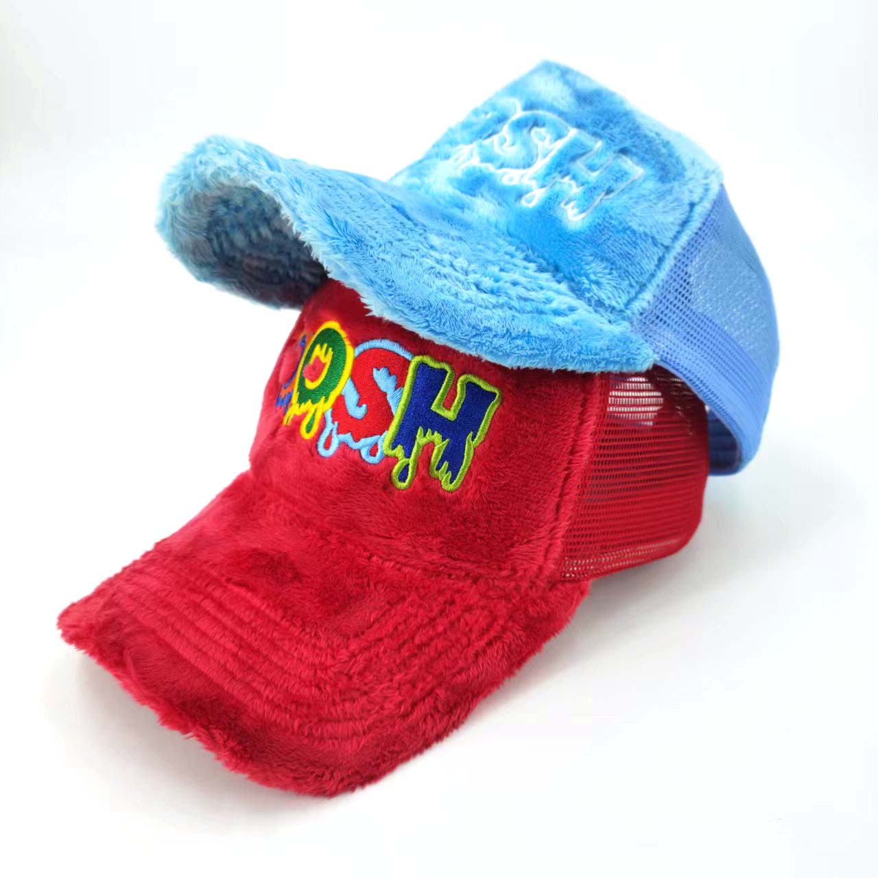 Fluffy Furry Mesh Trucker Caps Fuzzy Fur Baseball Custom Snapback Snapback Cap