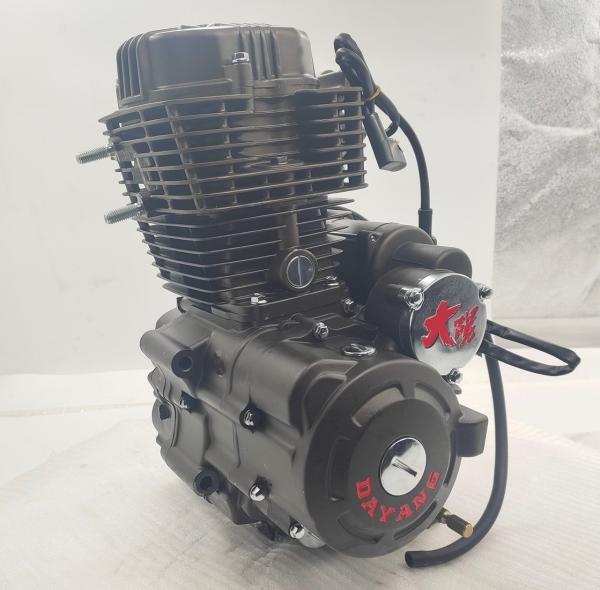 DAYANG CG200 motor motor refrigerado a ar motor triciclo Max estilo de montagem de cilindro preto