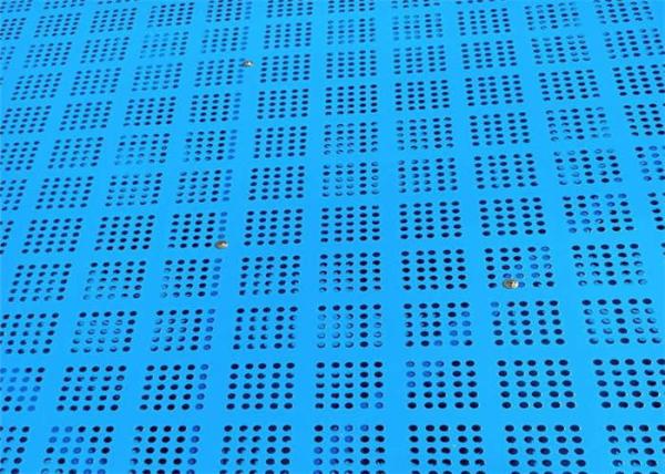 Circular Hole Climbing Construction Safety Screens 0.4-1.0mm High Rise Safety Systems