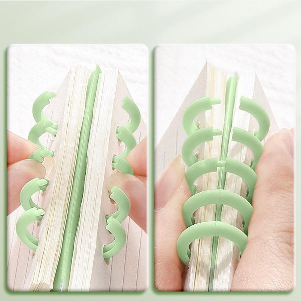 A7 Portable Notebook with Top Spiral Coil Hardcover Paper PP Cover for Students' Notes Planner Diary School Office Supplies