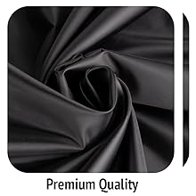 Barber Cape Large Size With Adjustable Snap Closure Waterproof Hair Cutting Salon Cape For Men, Women And Kids Black