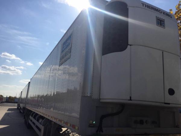 13m 40 Ft Refrigerated Trailer , Air Suspension Refrigerated Enclosed Trailer