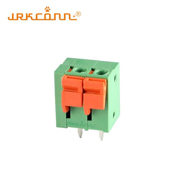 5.08mm/7.62mm Pitch PA66 Housing PCB Spring Terminal Blocks 2 Pin