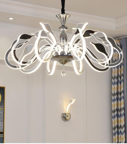 Led elegant chandelier lighting for indoor home lighting Lamp Fixtures (WH-LC-06)