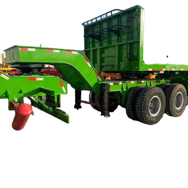 Steel Semi-Trailer for Customizable 3-Axle Double-Trailer Train Specifications