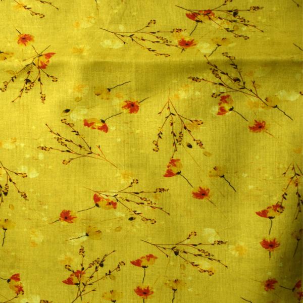 Хлопок платья 54*58 напечатал не сплетенную ткань белья рами