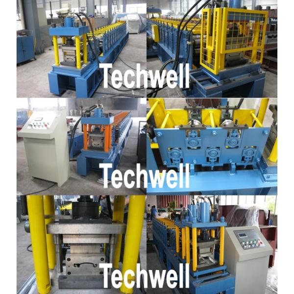 High Speed 0 - 20m/min Roller Shutter Door Slat Forming Machine With 13 Stes Main Roller