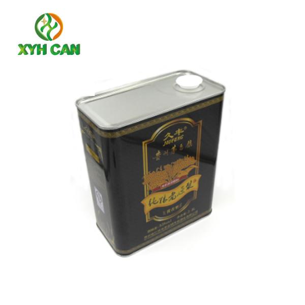 Olive Oil Tin Can 350g Small Metal Tin Box CMYK PMS Color Printing Olive Oil Packaging Tin Can