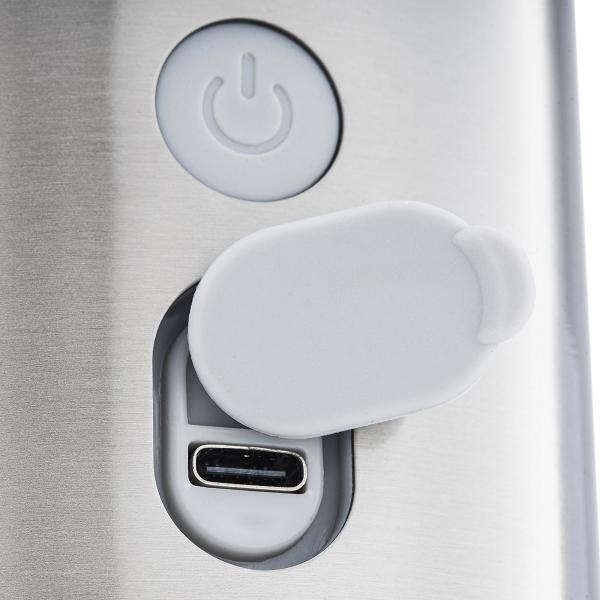 Touch-Free Rechargeable Sensor Liquid Soap Pump Dispenser , Polished Stainless Steel