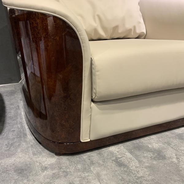 1.1m Fabric Leather Chesterfield Sectional Pine Sectional Couch For Living Room