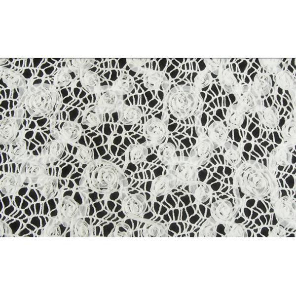 2018 Summer Newest Style Rope Embroidery Fabric 140cm wide for wedding dress