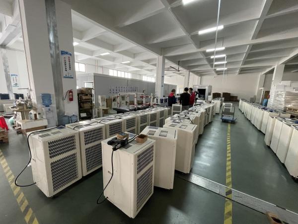 Cubierta de metal Aire acondicionado industrial portátil Eficiencia energética Unidad de aire acondicionado portátil