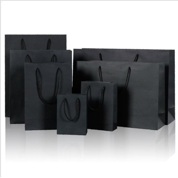 SZCX Kraft Paper Bag With Your Own Logo Eco-friendly Custom Black Brown White Paper Bag