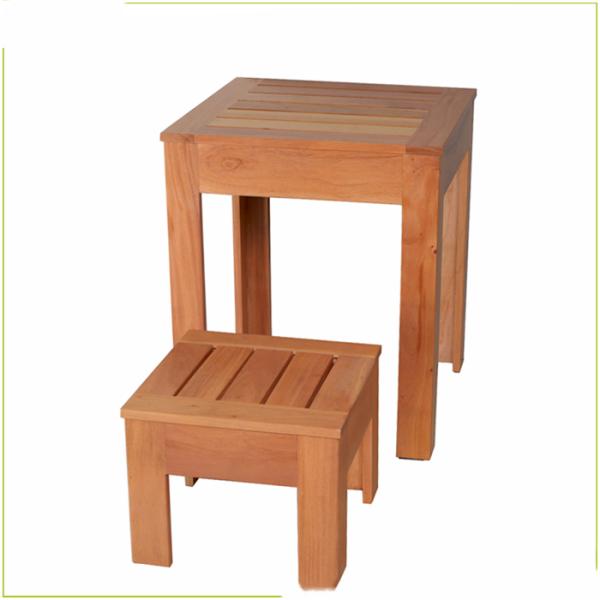 Журнальный стол мини картины NC Mahogany современный деревянный