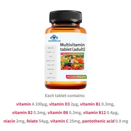 Wholesale Zinc Oxide Retinol Acetate Multiple Vitamins And Minerals Tablets