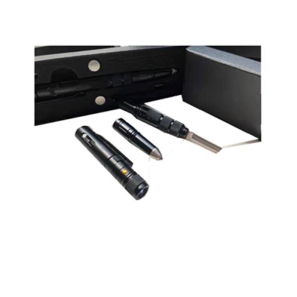 Multifunctional Outdoor Hunting Gear Black Promotional Aluminum Tactical Defense Pen