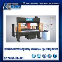 Máquina automática de fabricación de zapatos de tipo plataforma deslizante Máquina de corte de cuatro columnas precisa