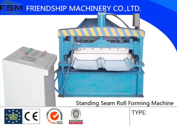 7.5kw Standing Seam Roll Former Machine Galvanized Steel With 3 Phase