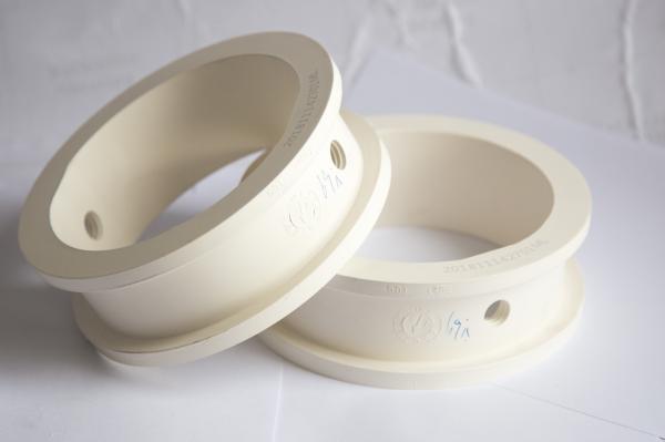 FKM / FPM Butterfly Valve Seat , Rubber Valve Seat Chemical Resistance