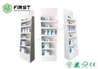 Impressão personalizada Papel Cartão Display Retail cartão ondulado Piso Display Stand