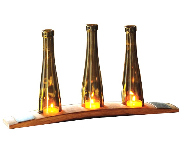 Bottle Votive Candle Holders
