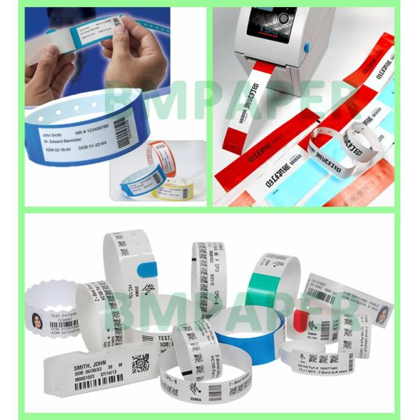 100um 120um Waterproof Thermal Synthetic Paper For Medical Wristbands A3