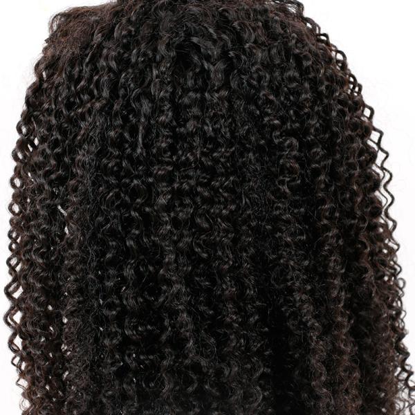 Kinky Curly Front Lace Wigs , Lace Front Full Wigs Human Hair 8A Grade