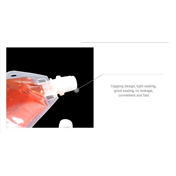 0.18mm Aluminum Foil Spouted Pouches Packaging Bags With Spout For Beverage