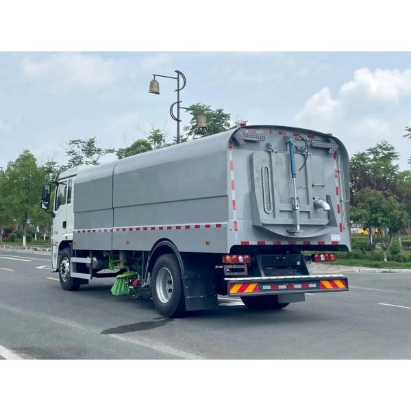 18T Electric Road Sweeper Truck Durable Washing Sweeping Custom's Requirement Pure Electric Energy Type